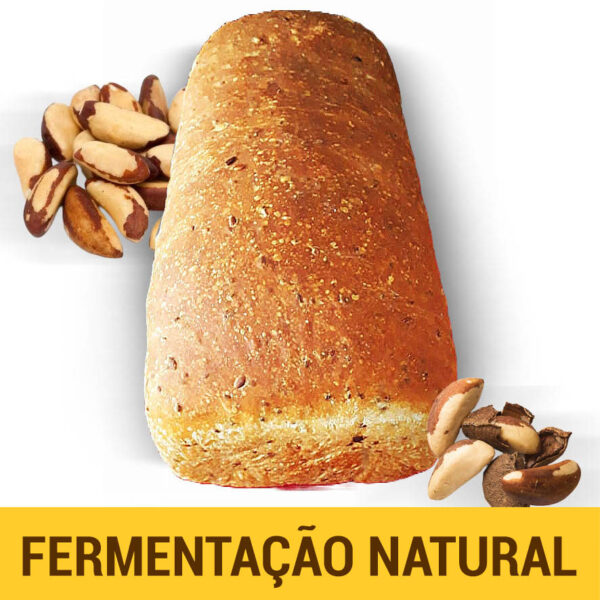Pão forma com castanhas